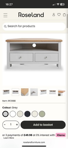Corner unit table - tv,