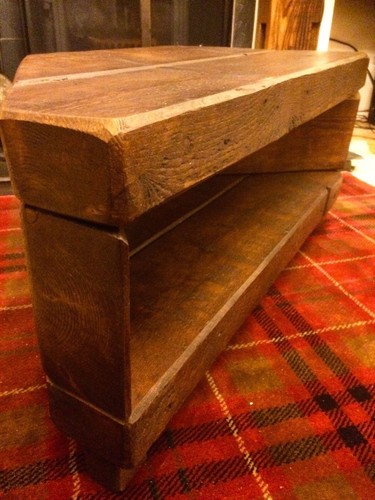 Corner rustic pine unit - rustic,