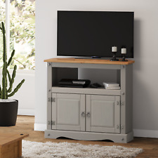 Corona TV Unit Corner Grey Wax