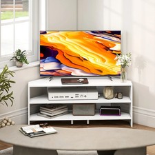 HOMCOM Corner TV Stand TV Unit