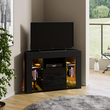 Corner TV Stand Sideboard LED